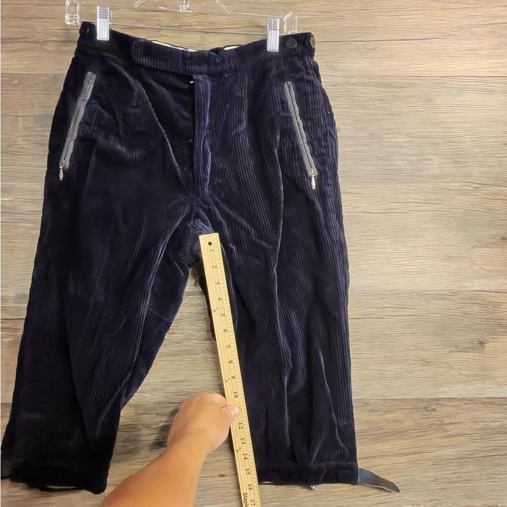 Grott Horseback Riding Men's Navy Corduroy Pants Size XS - Picture 2 of 13